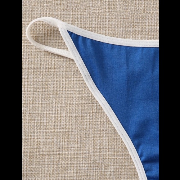 Sporty, Blue, Lingerie Set - Picture 5 of 6